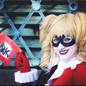 Harley Quinn Cosplay Costume DC Batman Joker